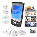 Rechargeable electronic pulse physiotherapy massager for muscle pain relief